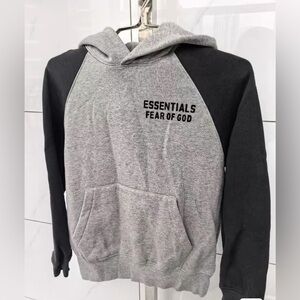 Fear of God essentials hoodie for kids